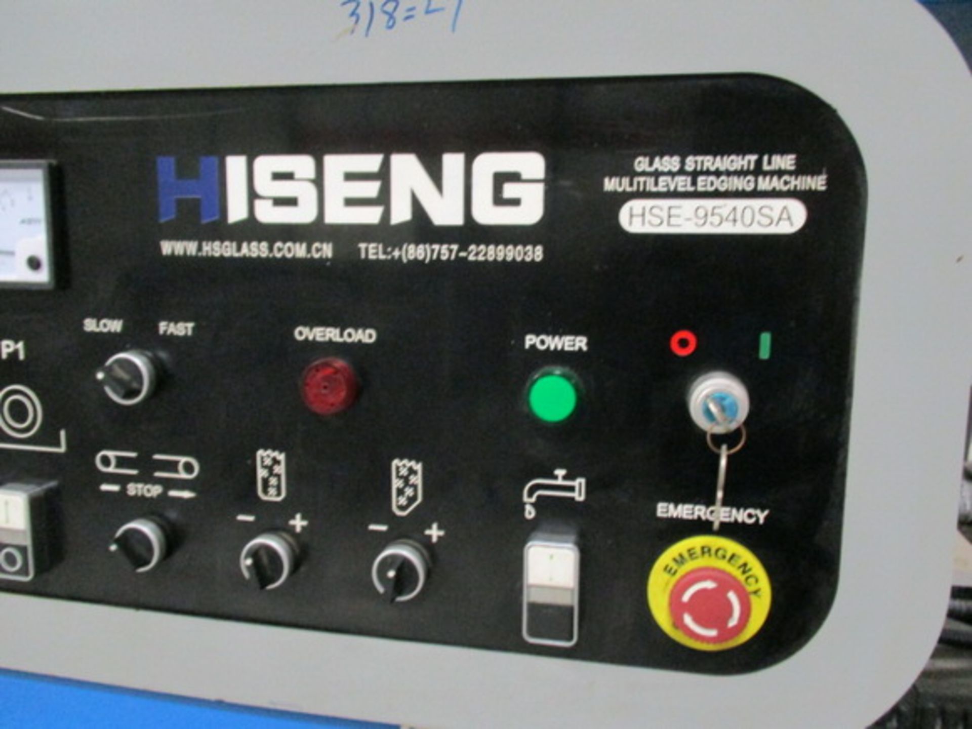 2020 HISENG GLASS STRAIGHT LINEMULTILEVEL EDGING MACHINE, MDL: HSE-954DSA, 10-SPINDLE - Image 15 of 22