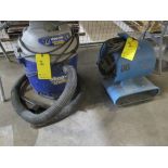 12 GALLON SHOP VAC, MYTEC FLOOR FAN