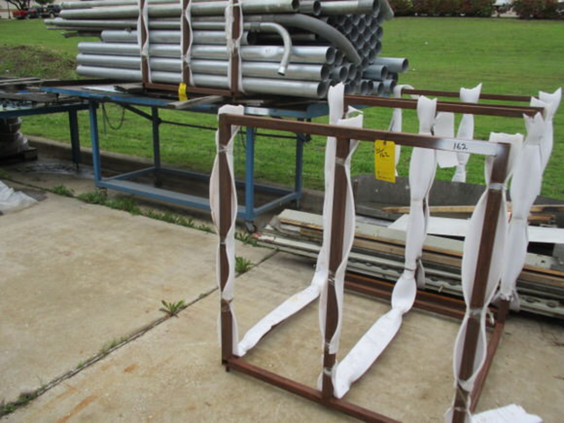 ASSORT RACKS, TABLES, CONDUIT, SCISSOR LIFT, SOLD AS SCRAP - Image 8 of 16