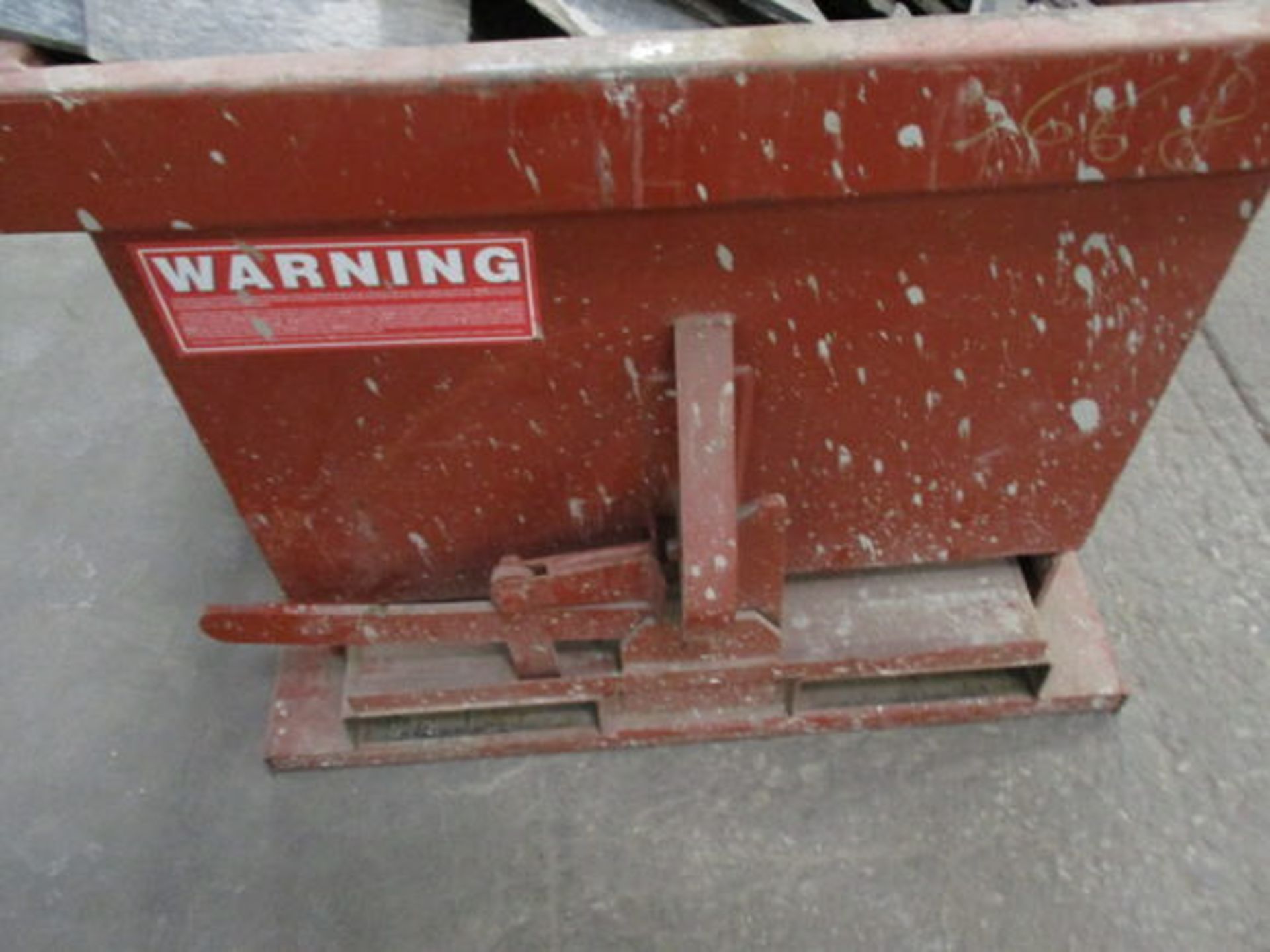 SELF DUMPING HOPPER, APPROX 1/2 YARD CP - Image 3 of 3