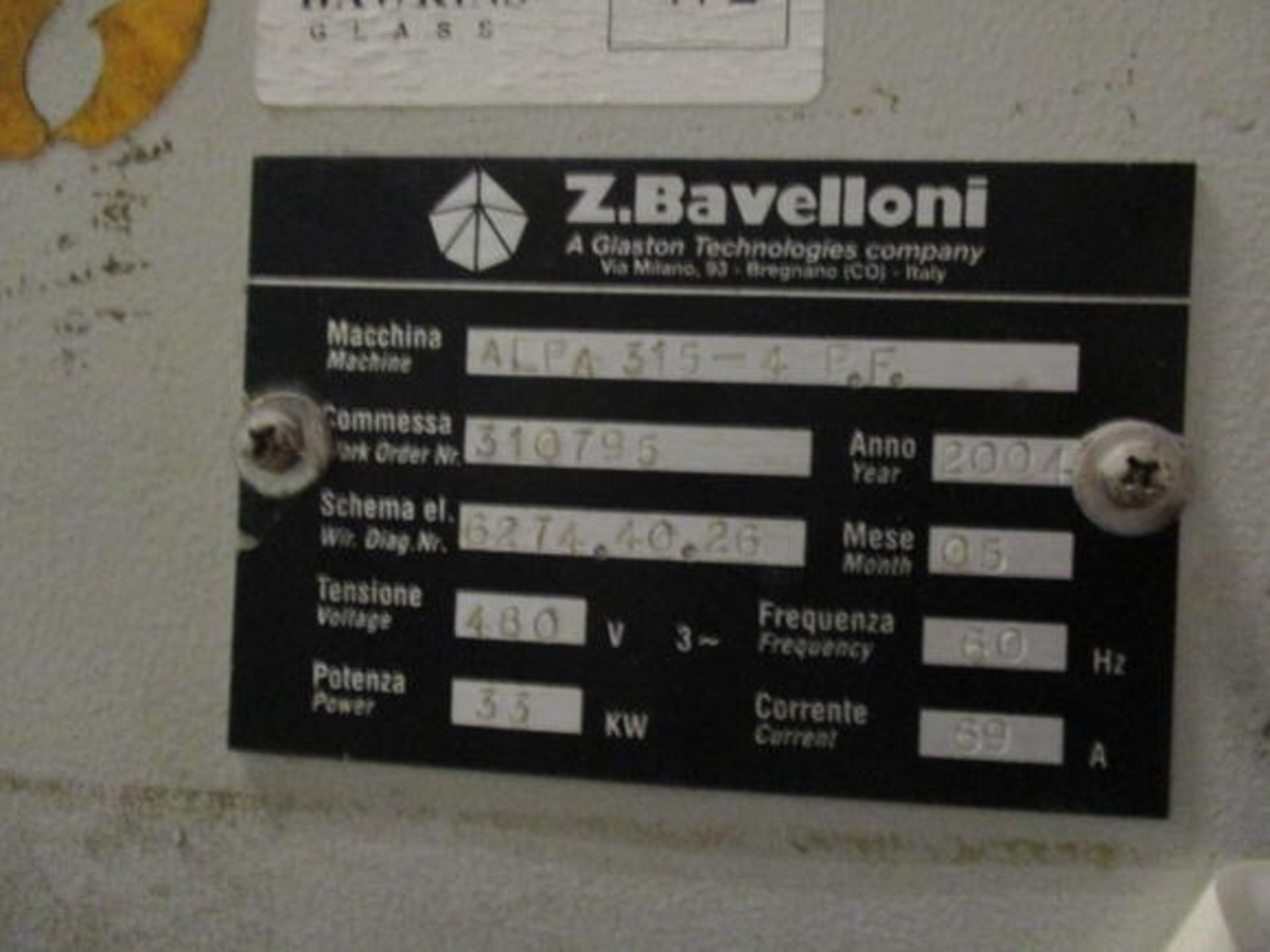 BAVELLONI AMERICAN FLATBED CNC MILLING/ DRILLING MACHINE, PART MACHINE ONLY - Image 4 of 16