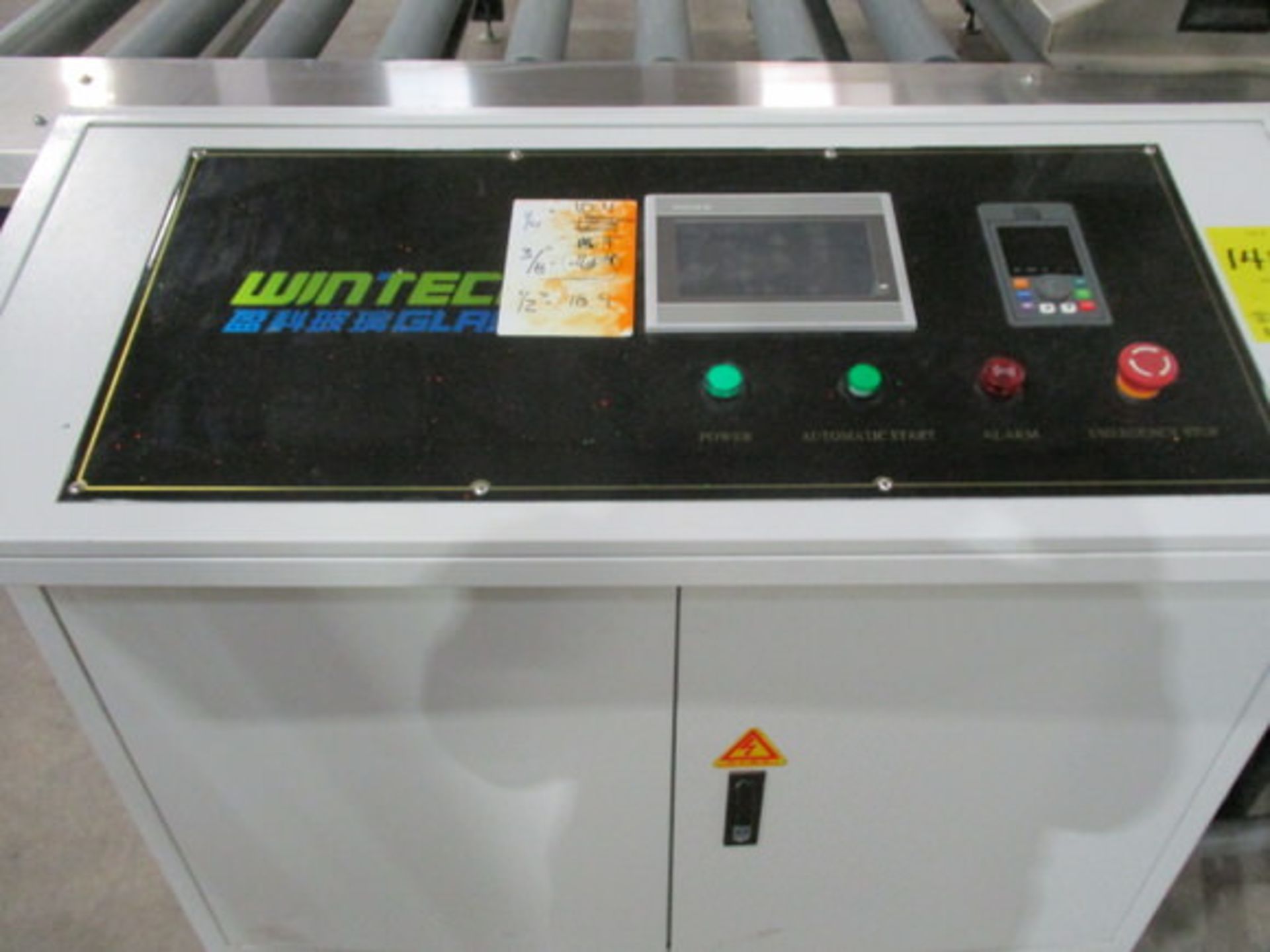 2023 WINTEC WTO/2500 GLASS WASHER, 96" CAP, 480V, SPEED: 0-12 M/MIN, THICKNESS 3-20MM - Image 8 of 13