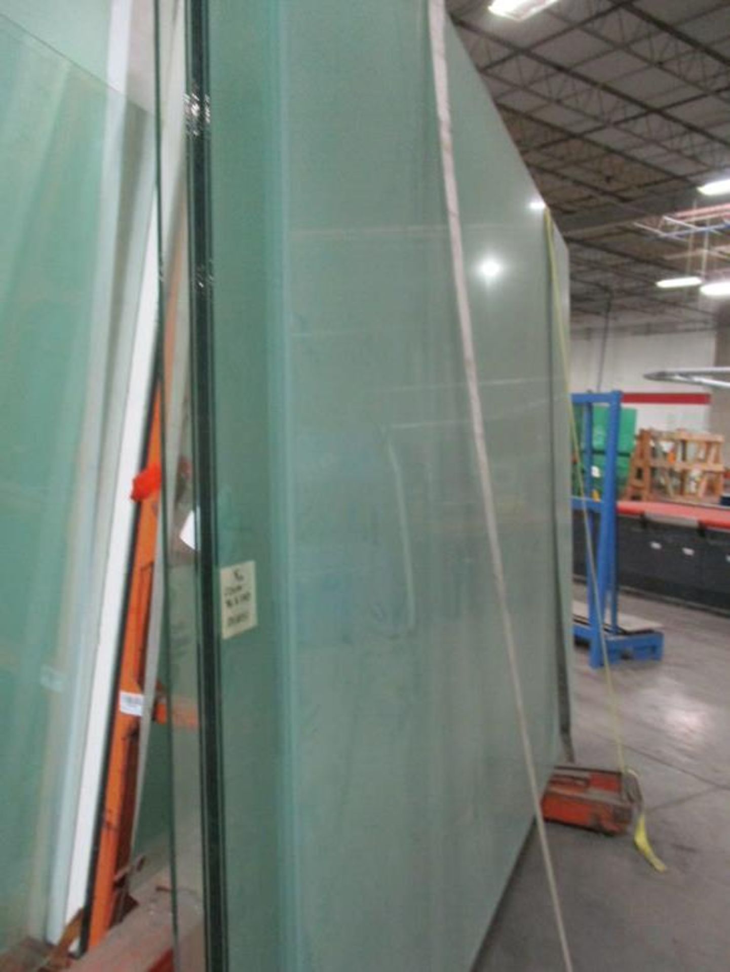(18) GLASS SHEETS, APPROX 96" X 130" VARIOUS THICKNESS (NO RACK) - Image 3 of 5