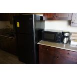 FRIGIDAIRE REFRIDGERATOR, MICROAVE, COFFEE MAKER