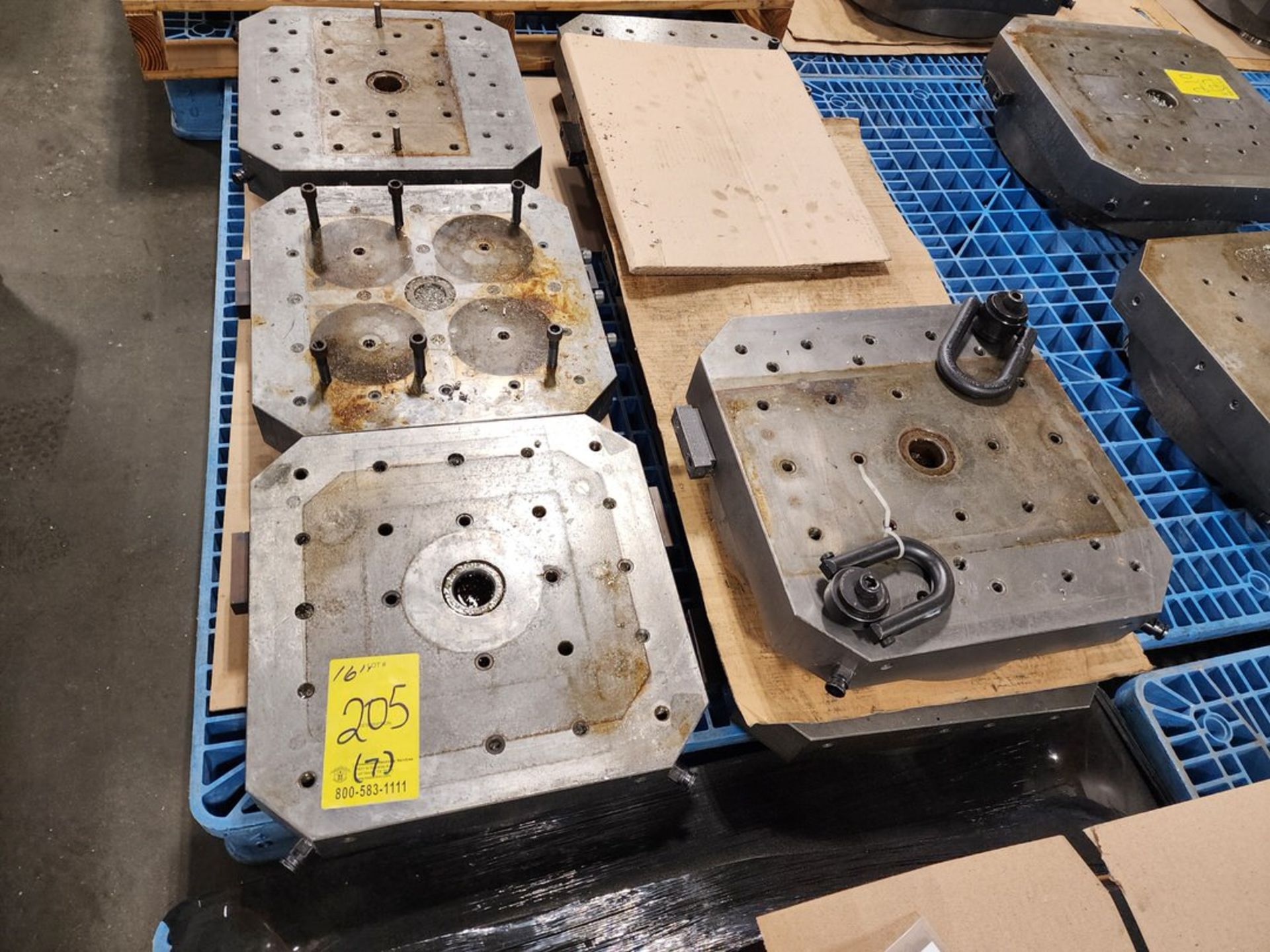 (7) Pallets W/ Tooling Plates