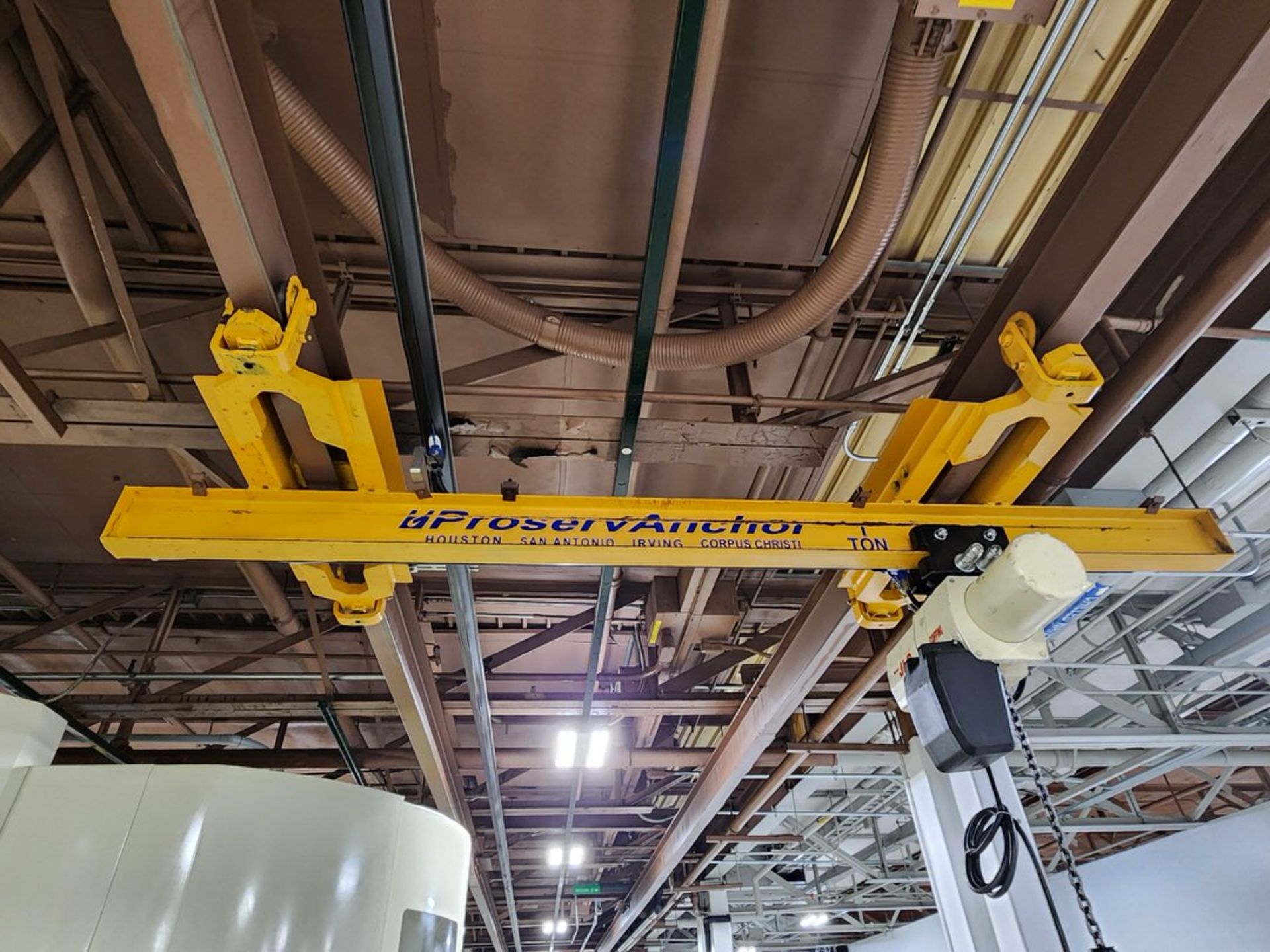 Proserv Anchor 1 Ton Overhead Crane 108" x 48" - Image 3 of 9