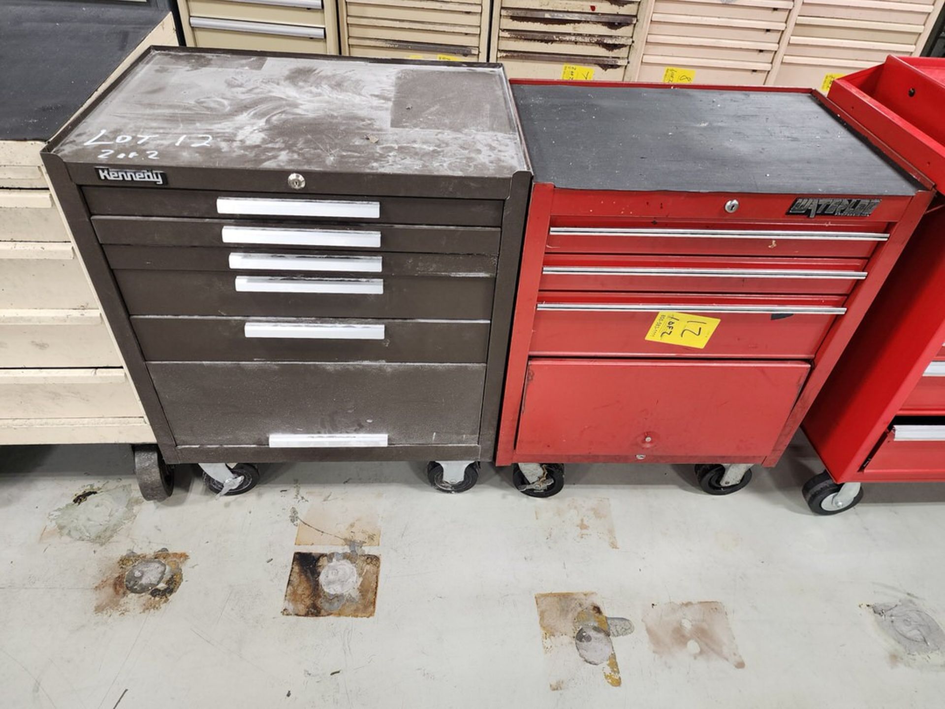 Lista (2) Rolling Modular Tool Cabinets