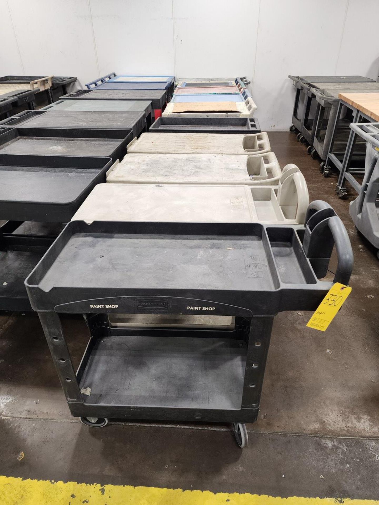 (10) Rolling Material Carts
