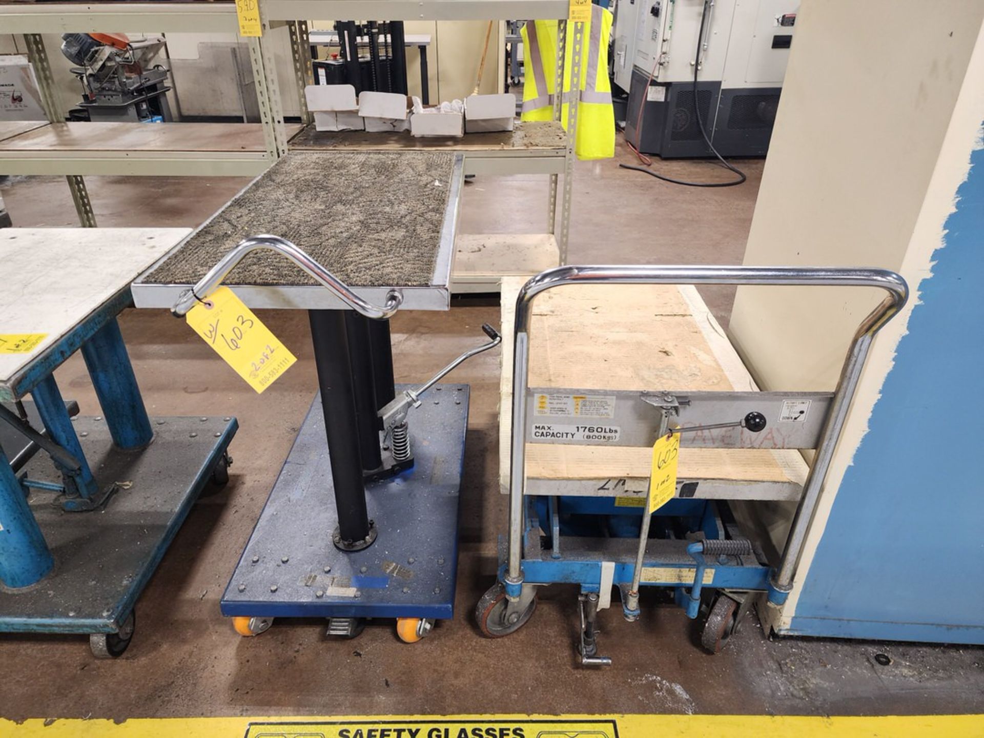 (2) Assorted Lift Tables