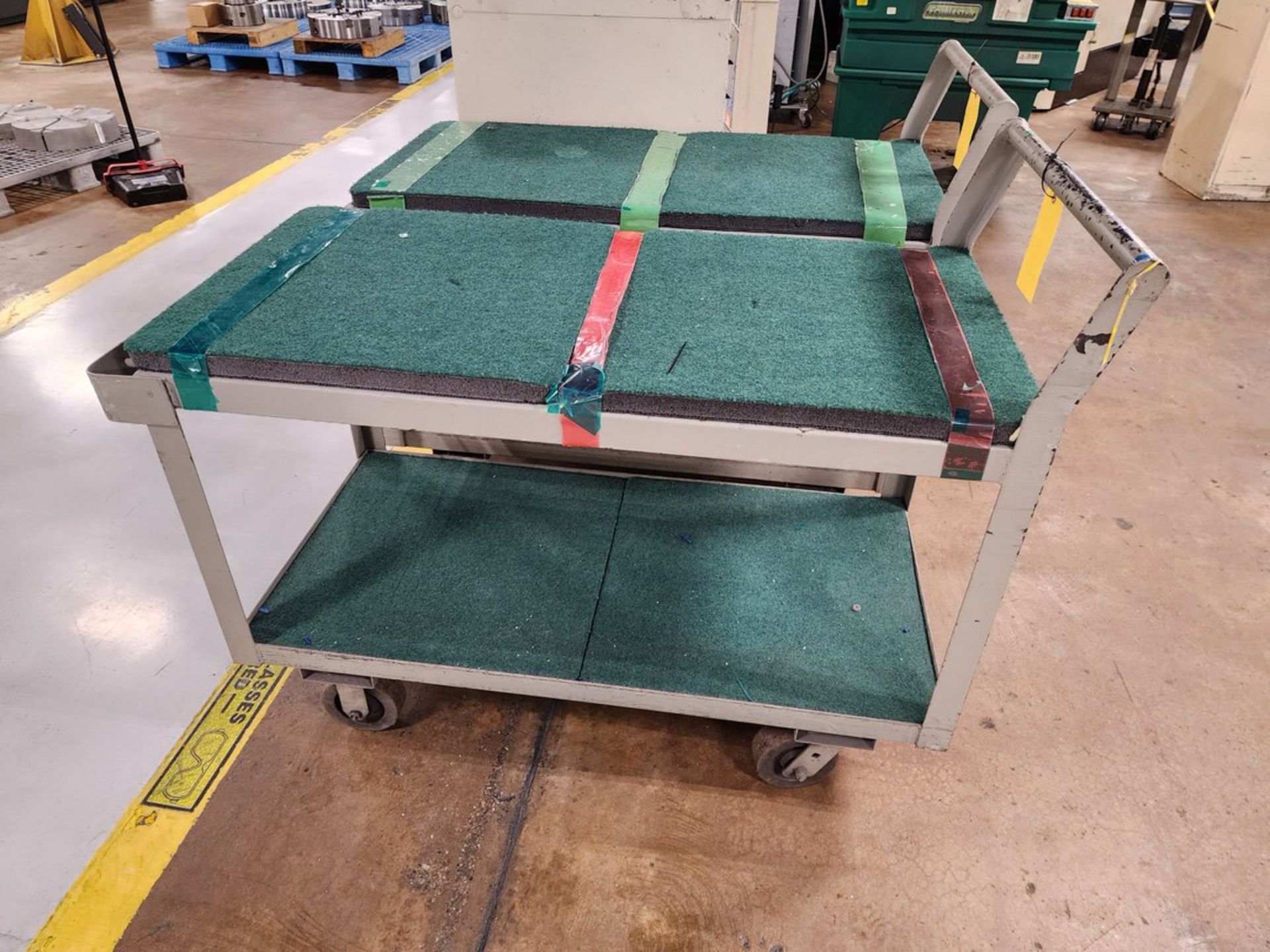 (2) Rolling Material Carts - Image 2 of 3