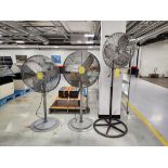 (3) Assorted Fans