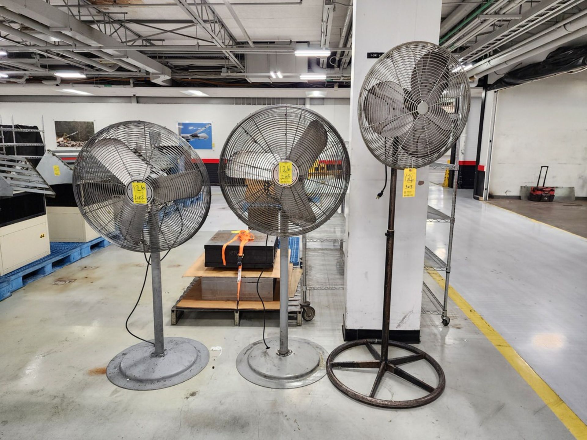 (3) Assorted Fans