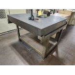 Surface Granite Plate W/ Stand 48" x 48" x 6" (Contents Excl.)