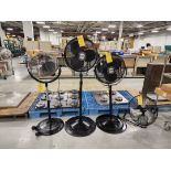 (4) Assorted Fans