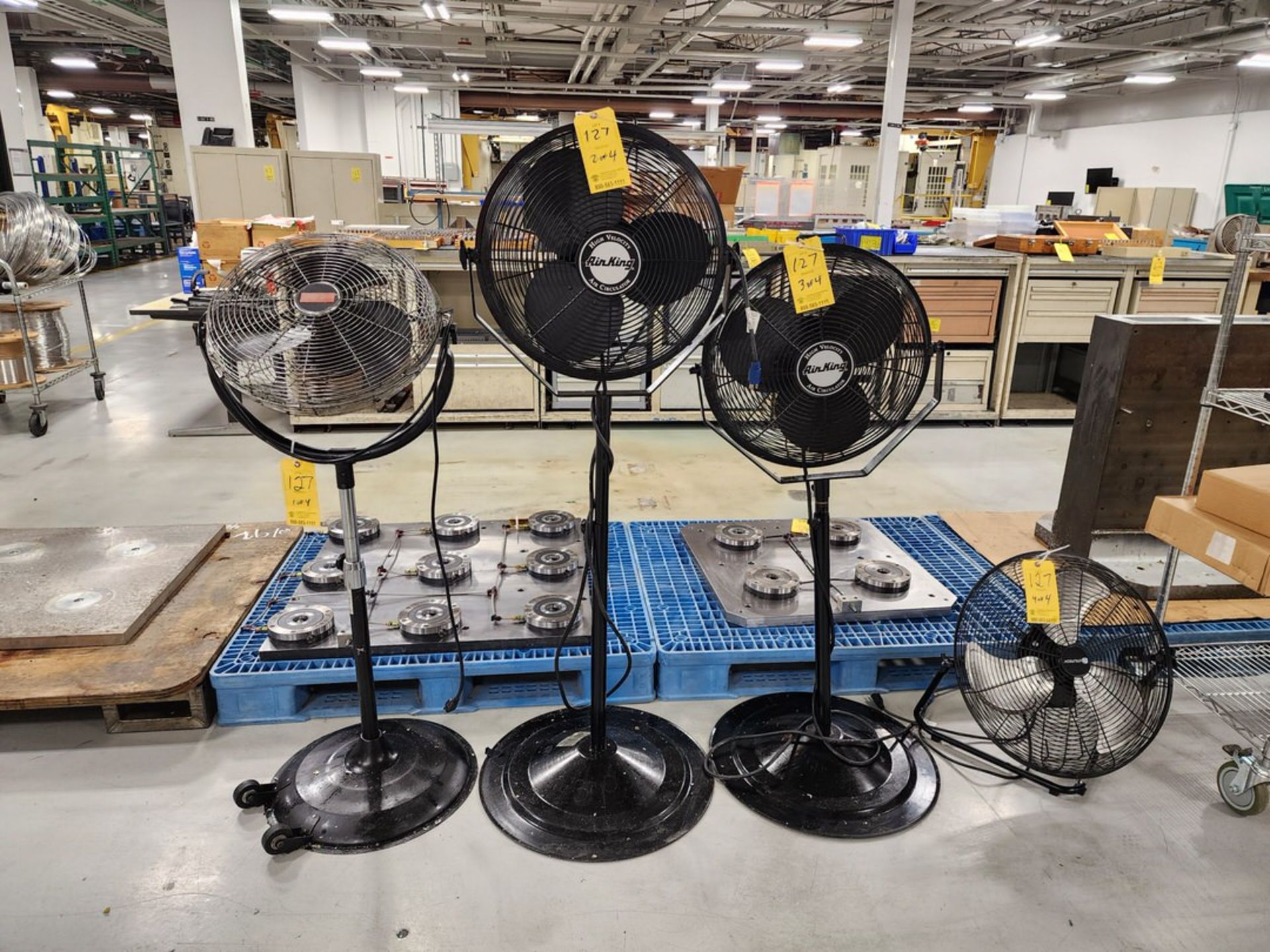 (4) Assorted Fans