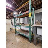 (3) Sections Of Pallet Racks (6) Uprights, 24"x72"; (6) 48" Crossbeams; (12) 72" Crossbeams