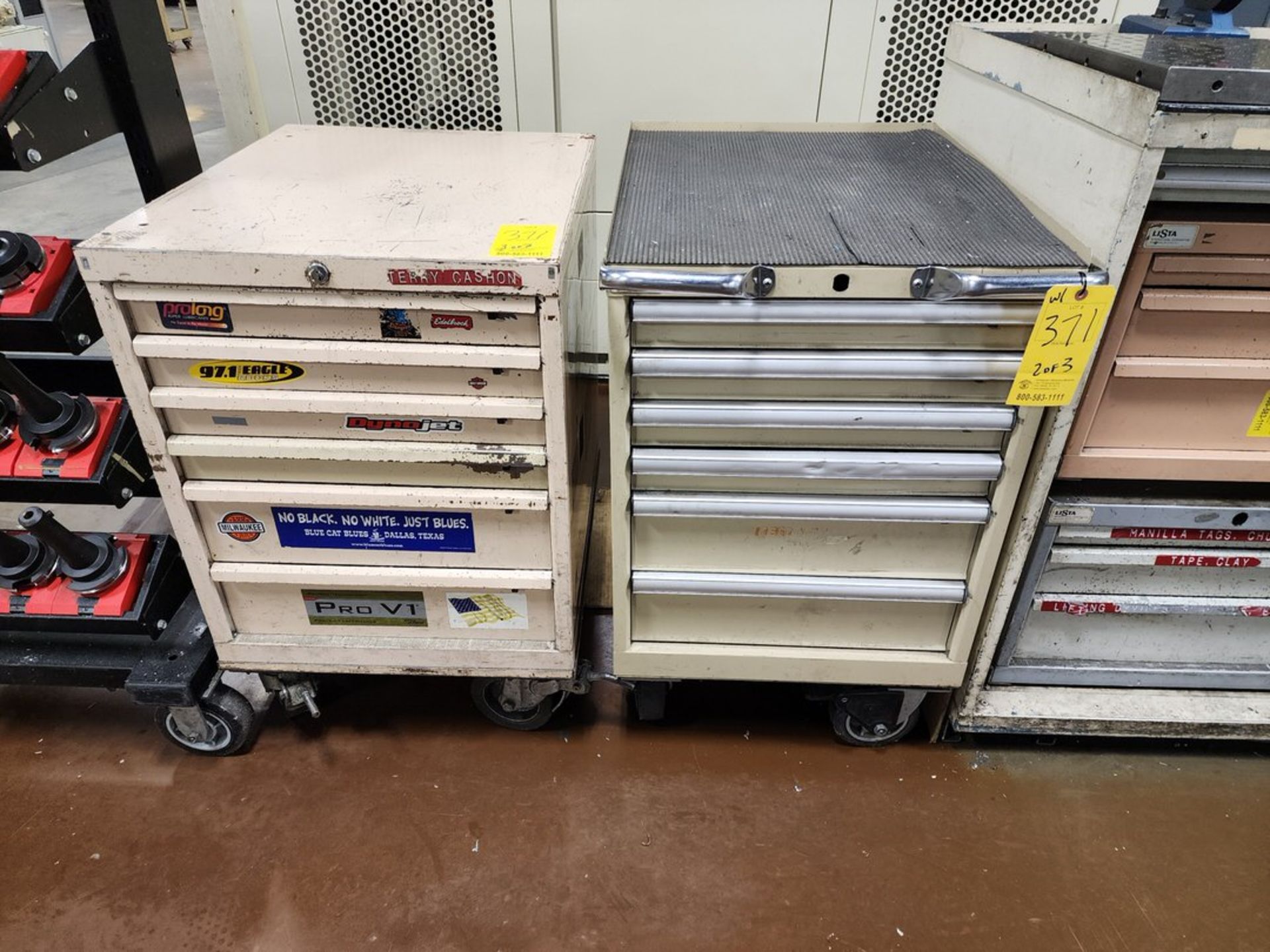 (3) Assorted Rolling Carts