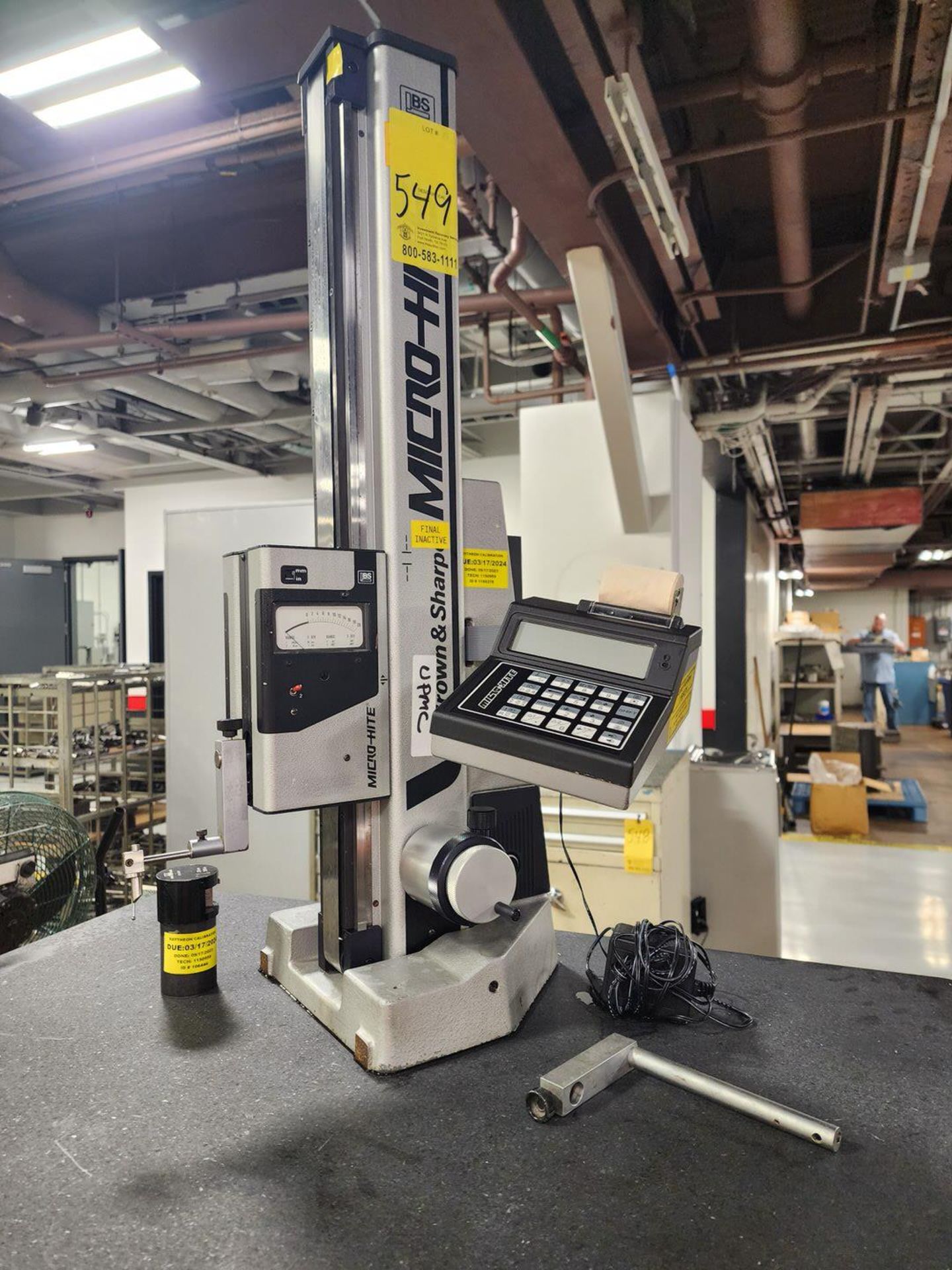 B&S Micro-hite Height Gage