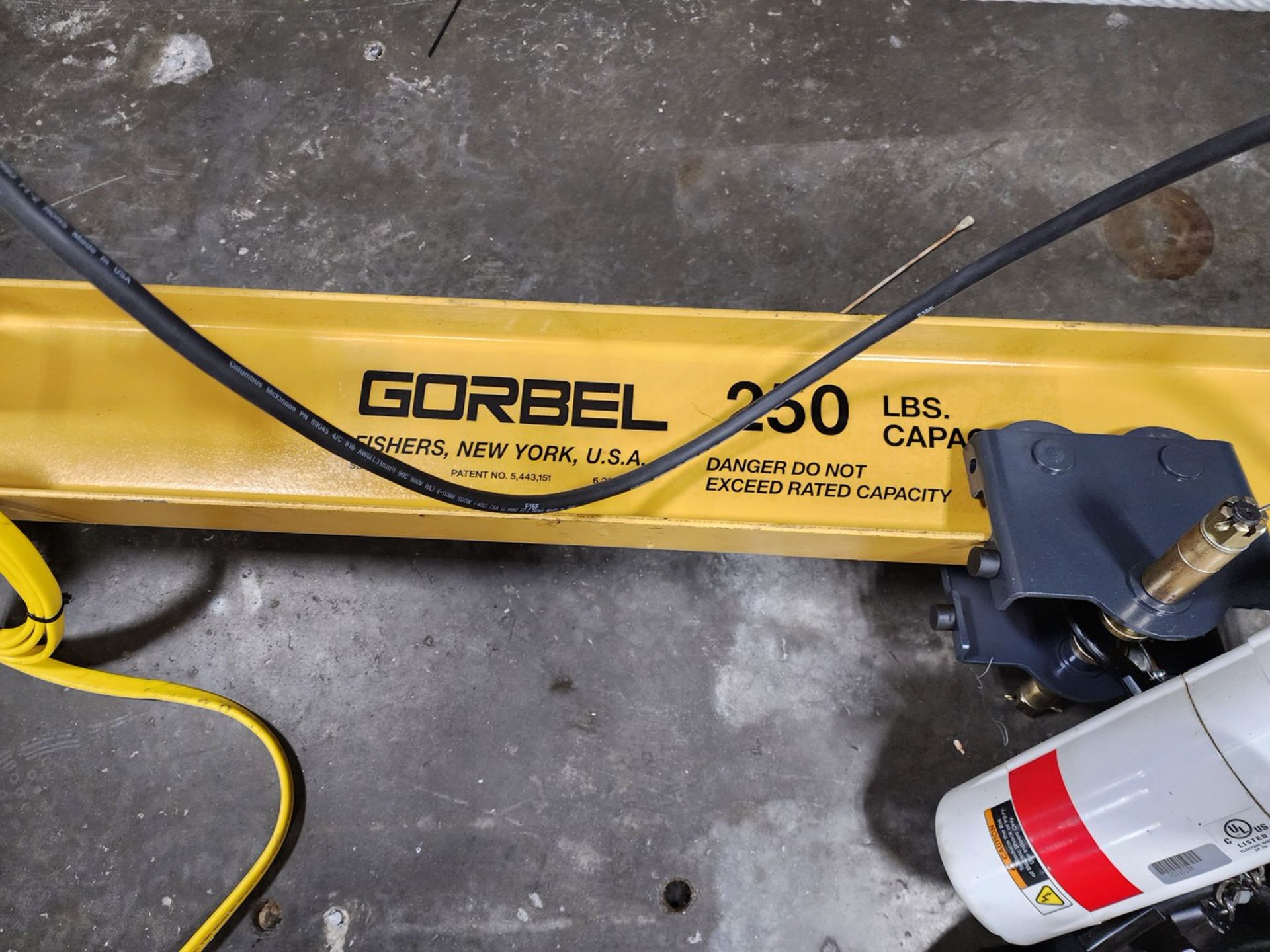 Gorbel 1/2 Ton Jib Carne 96"L x 108"H - Image 3 of 5