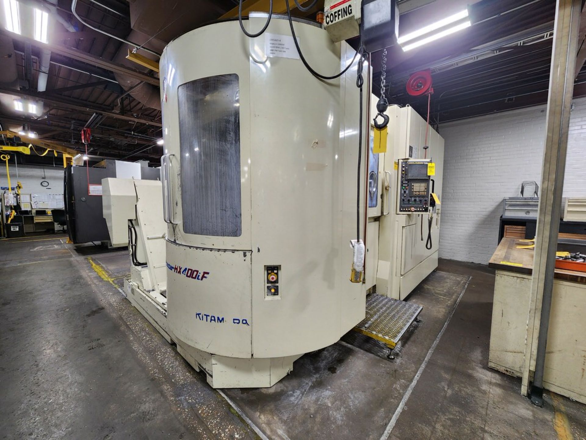 Kitamura HX400IG Horizontal Machining Center W/ Fanuc Series 16-MB; 13,000 Spindle Speed; 150ATC; ( - Bild 3 aus 20