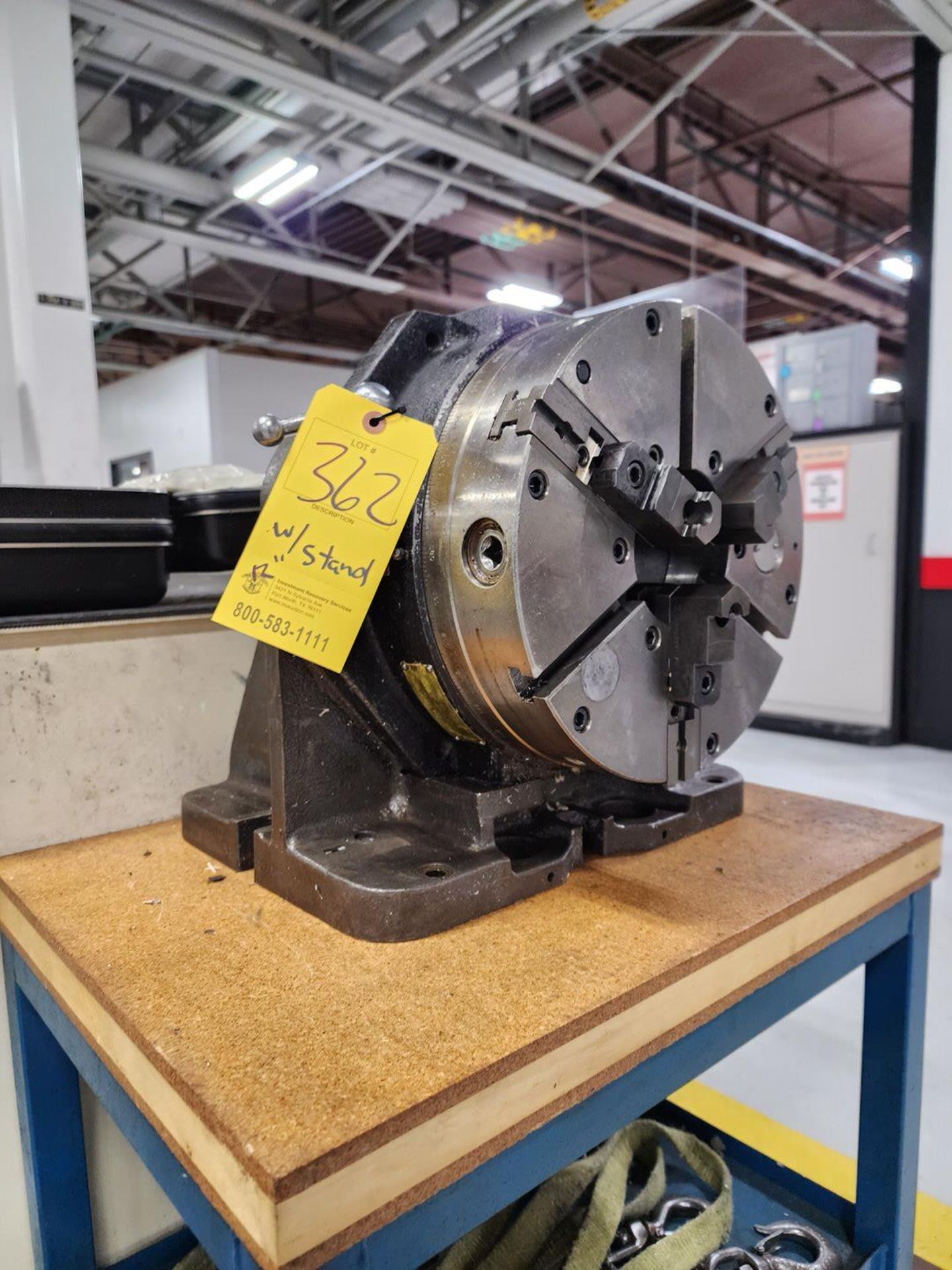 12" 3-Jaw Rotary Table W/ Stand - Bild 3 aus 5