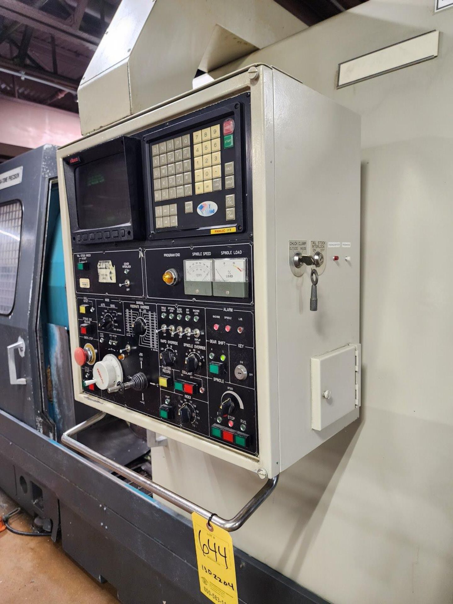 Nakamura Slant 3 CNC Turning Machine W/ Fanuc Controller, 12-Tool Turret Station (Asset# 1302204) - Image 15 of 17