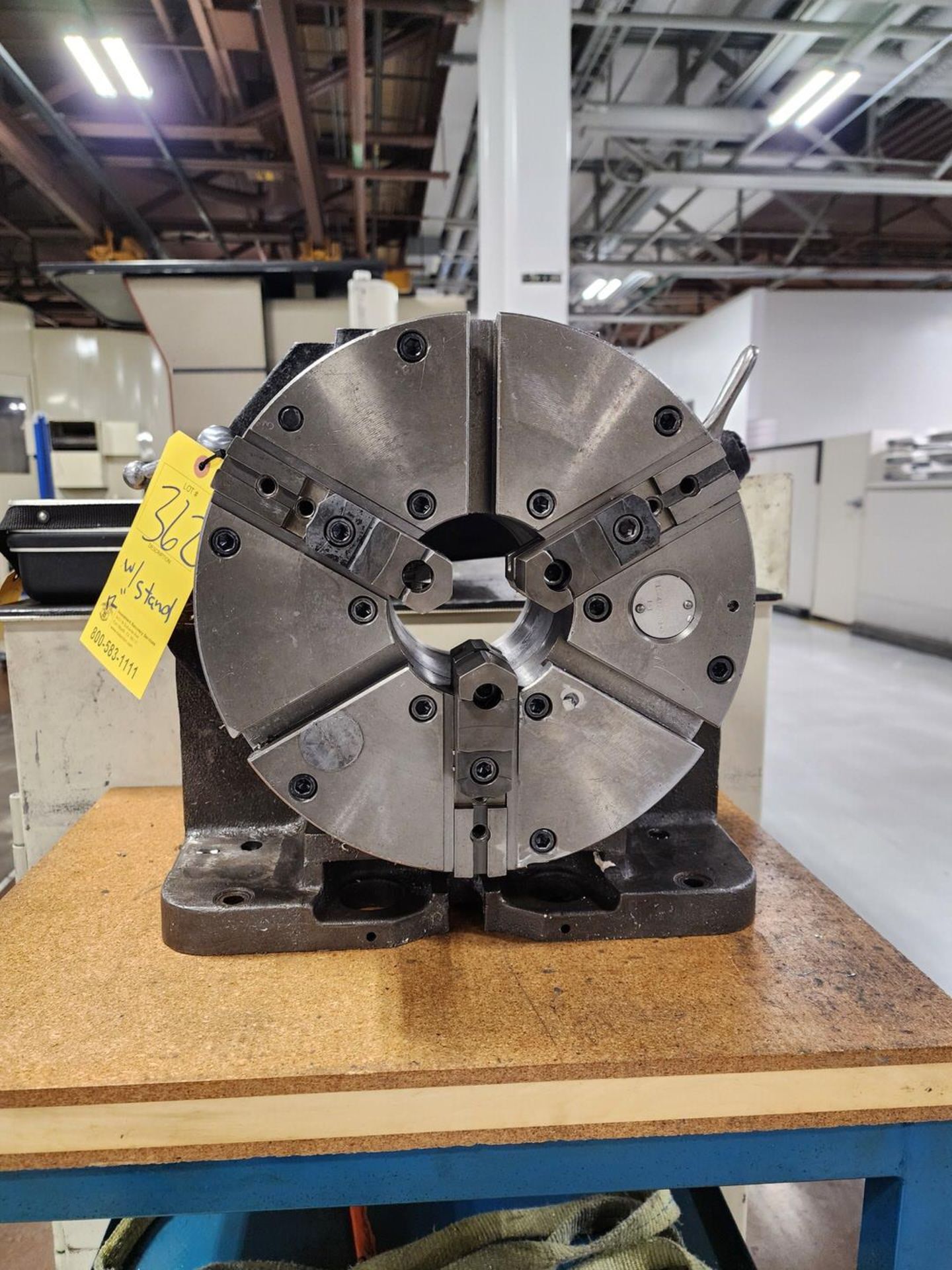 12" 3-Jaw Rotary Table W/ Stand - Image 2 of 5