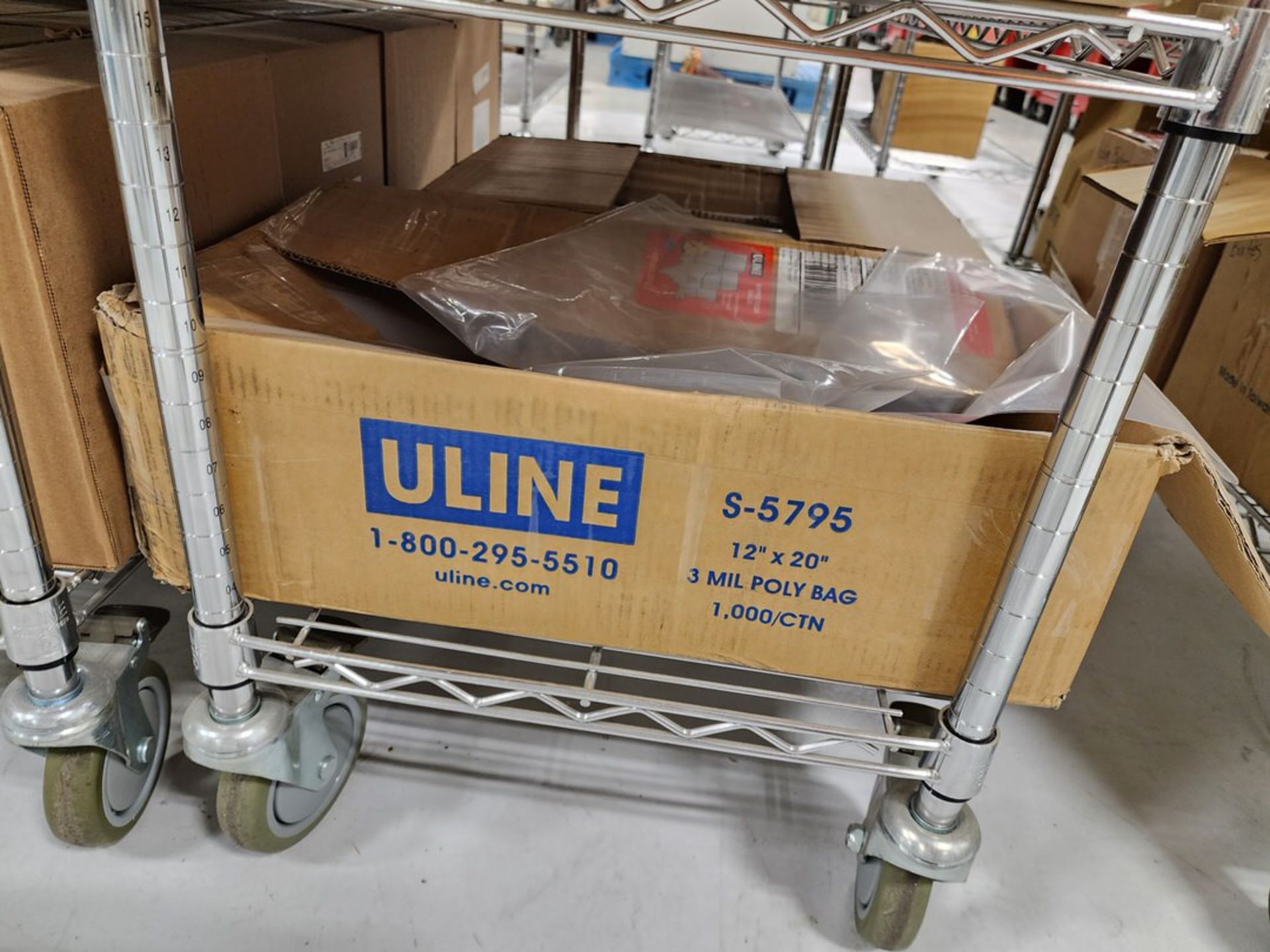 (4) Assorted Material Carts W/ Assorted U-Line Contents - Image 14 of 34