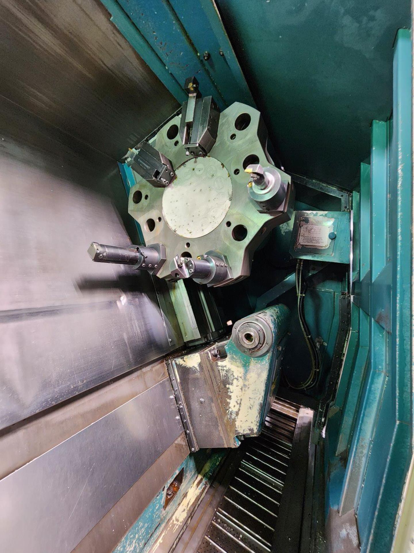 Nakamura Slant 3 CNC Turning Machine W/ Fanuc Controller, 12-Tool Turret Station (Asset# 1302204) - Image 6 of 17
