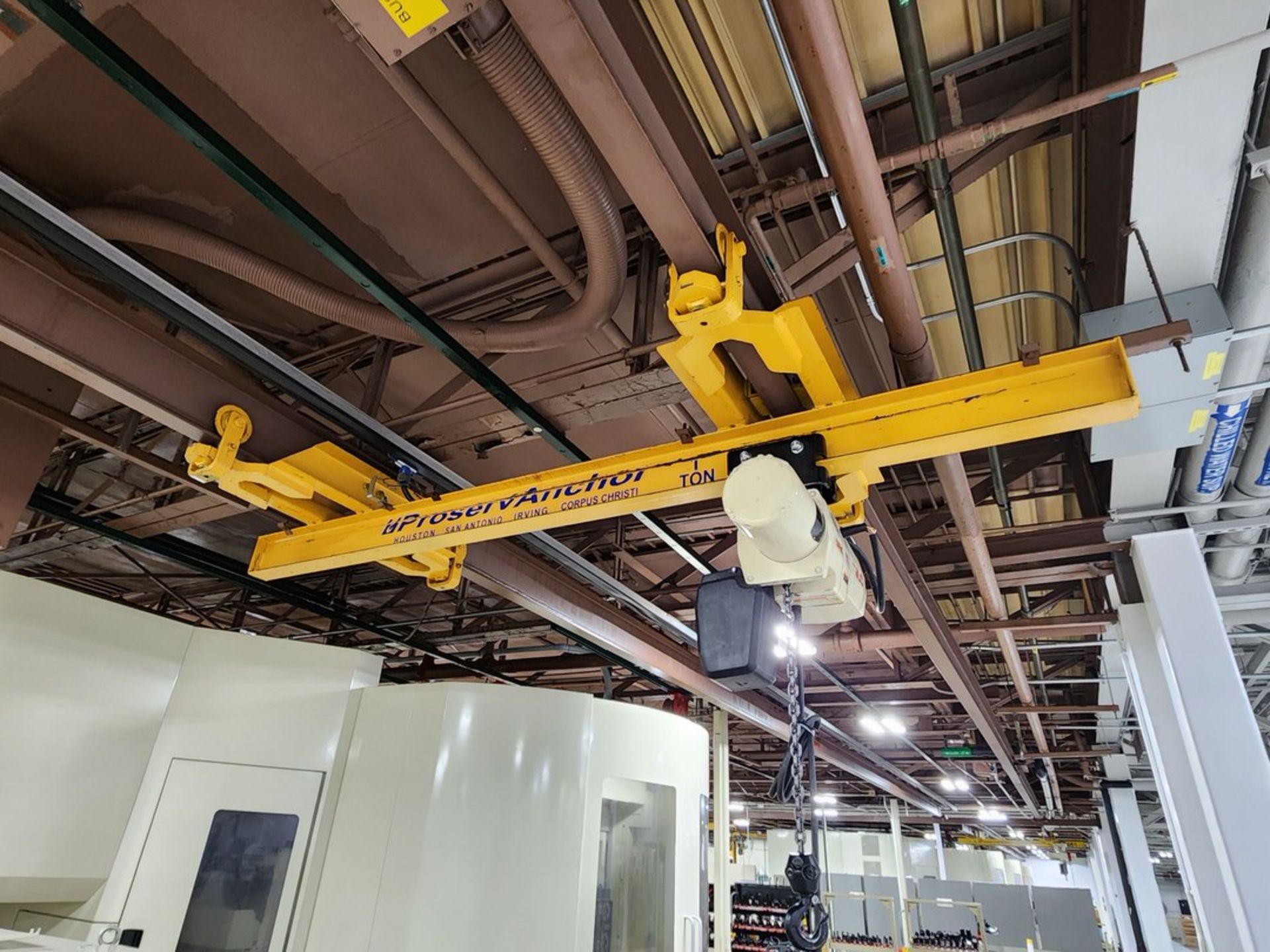 Proserv Anchor 1 Ton Overhead Crane 108" x 48" - Image 8 of 9