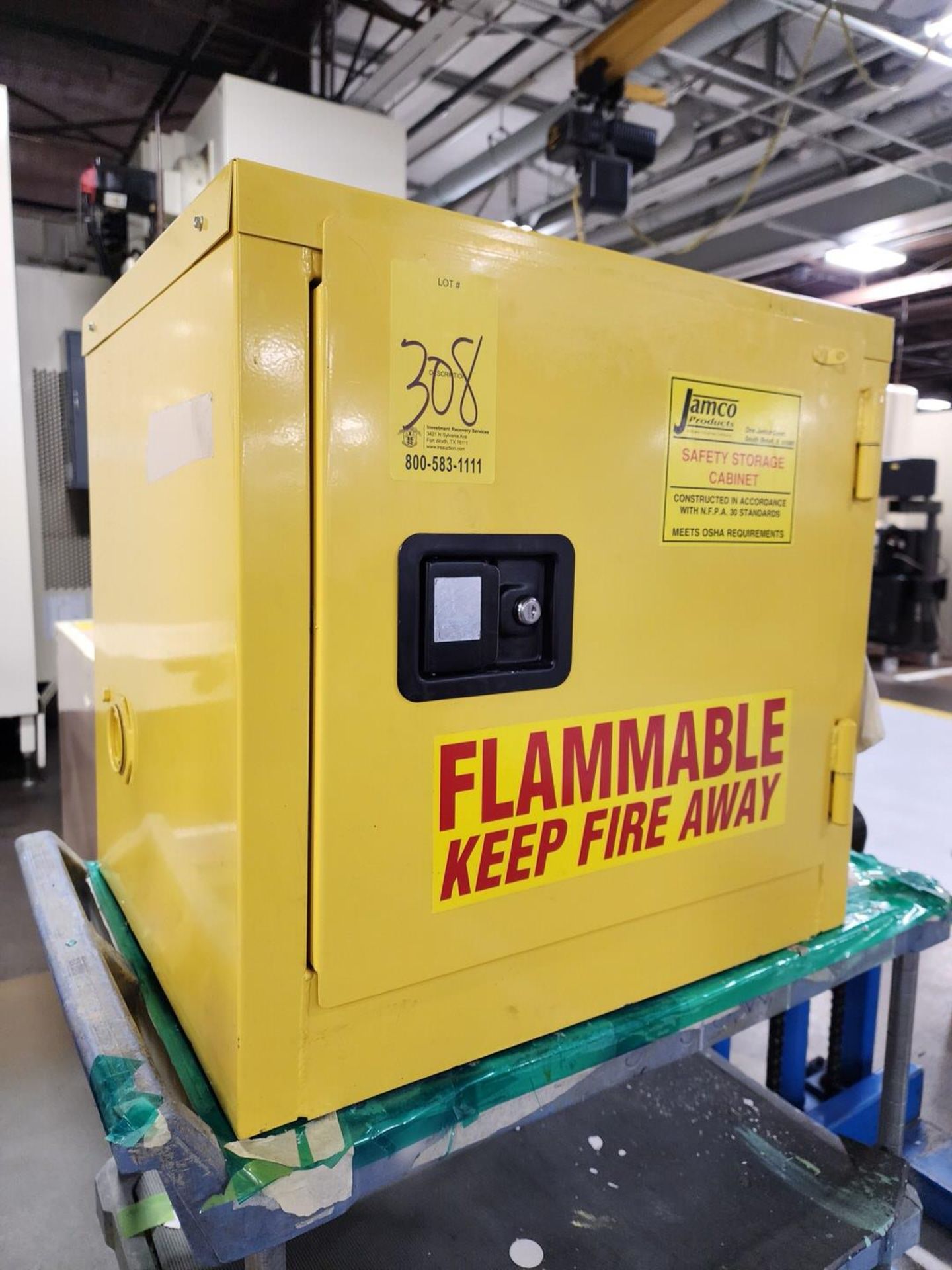 Flammable Locker W/ Cart - Image 4 of 4