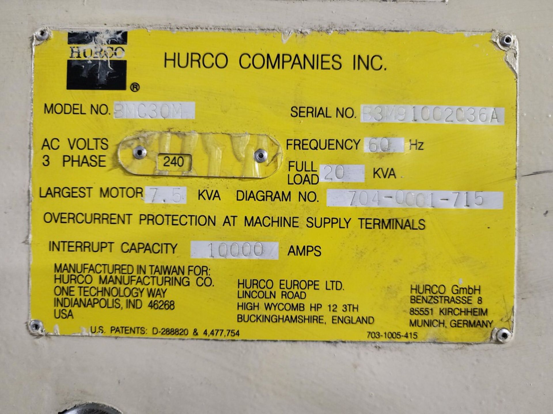 Hurco Vertical Machining Center (Asset# 1252981) - Bild 13 aus 13