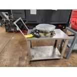 Electric Rotary Table W/ Cart