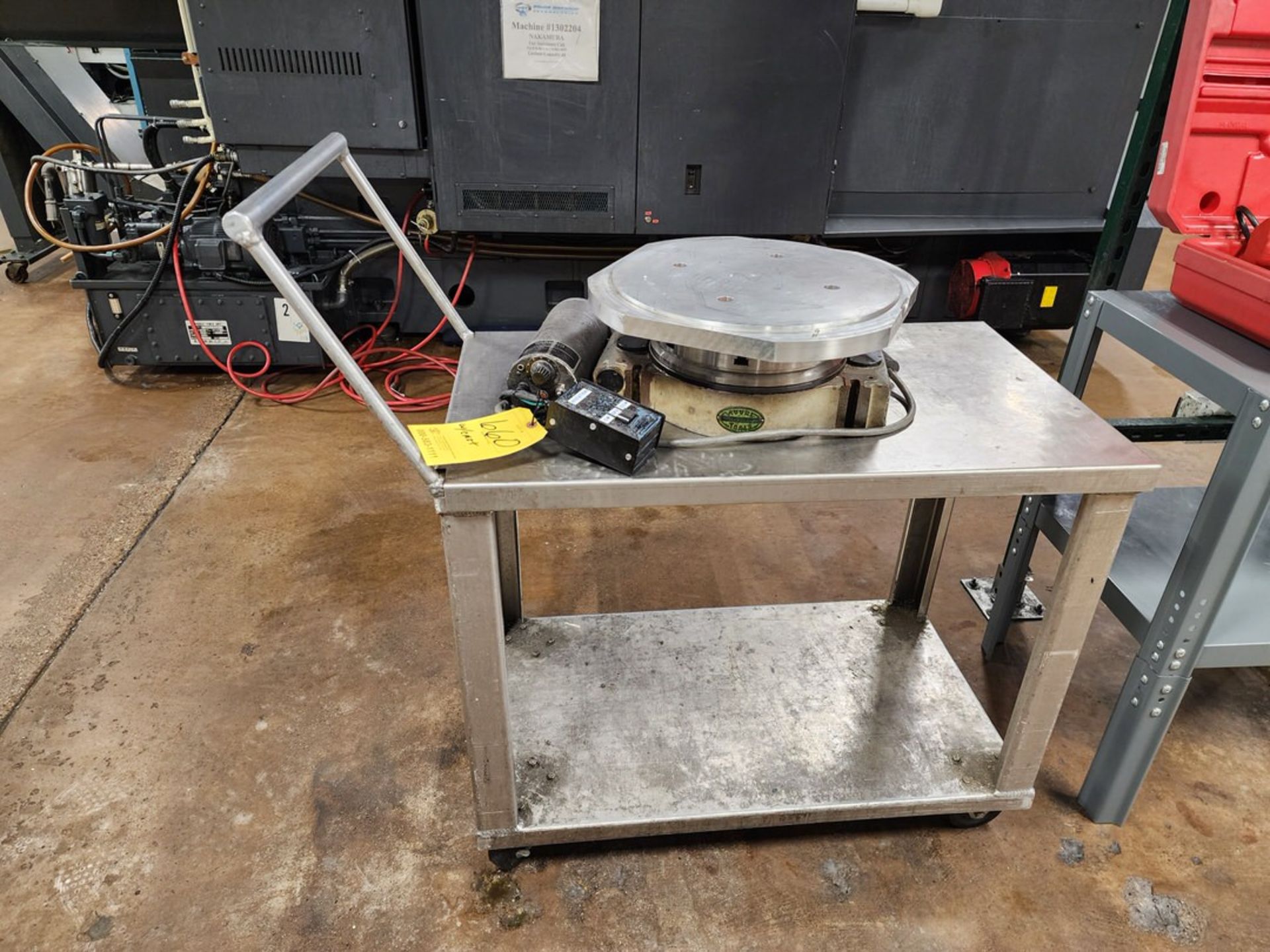 Electric Rotary Table W/ Cart