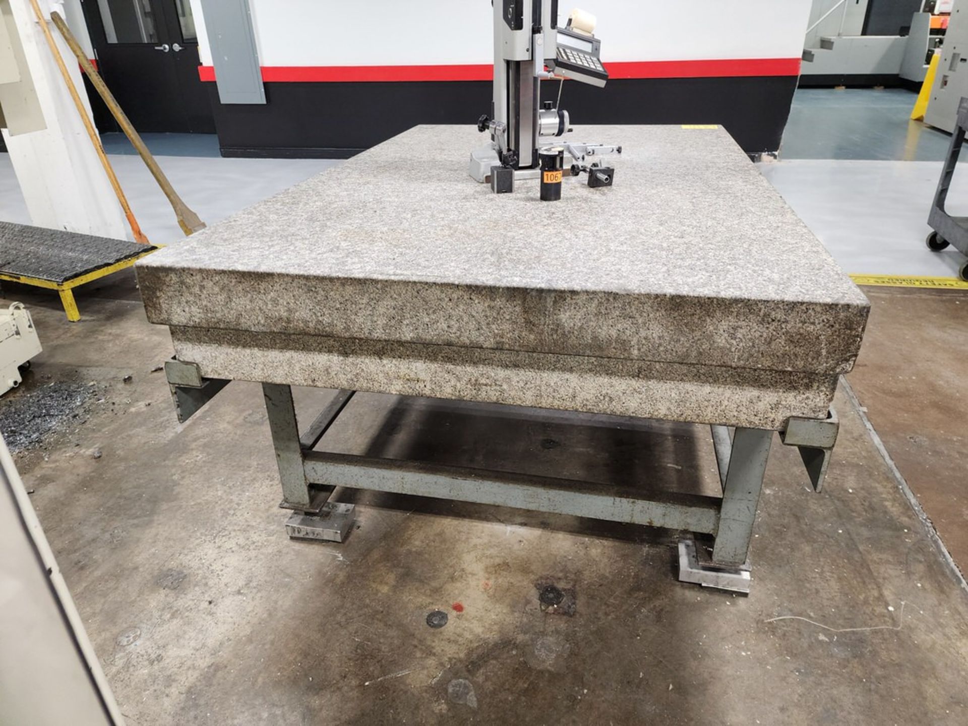 Surface Granite Plate W/ Stand 72"x48" - Image 3 of 5