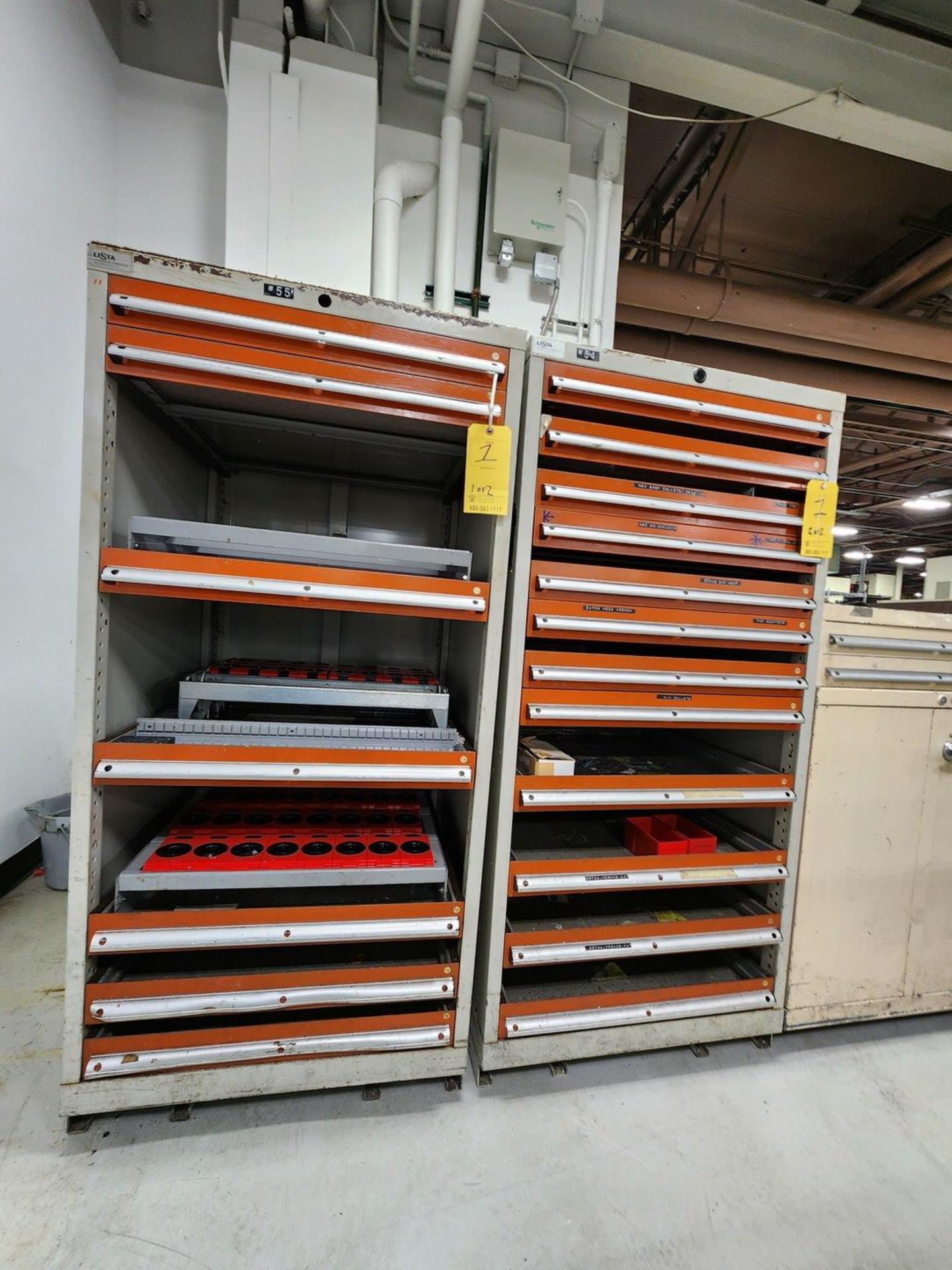 Lista (2) Modular Tool Cabintes