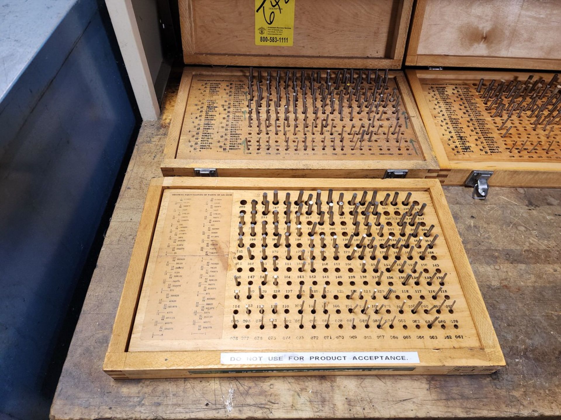 (5) Assorted Pin Gage Sets - Image 2 of 6