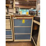 Lista Modular Material Cabinet W/ 5" Vise W/ (83) Cat 40 Tapers & Assorted Contents