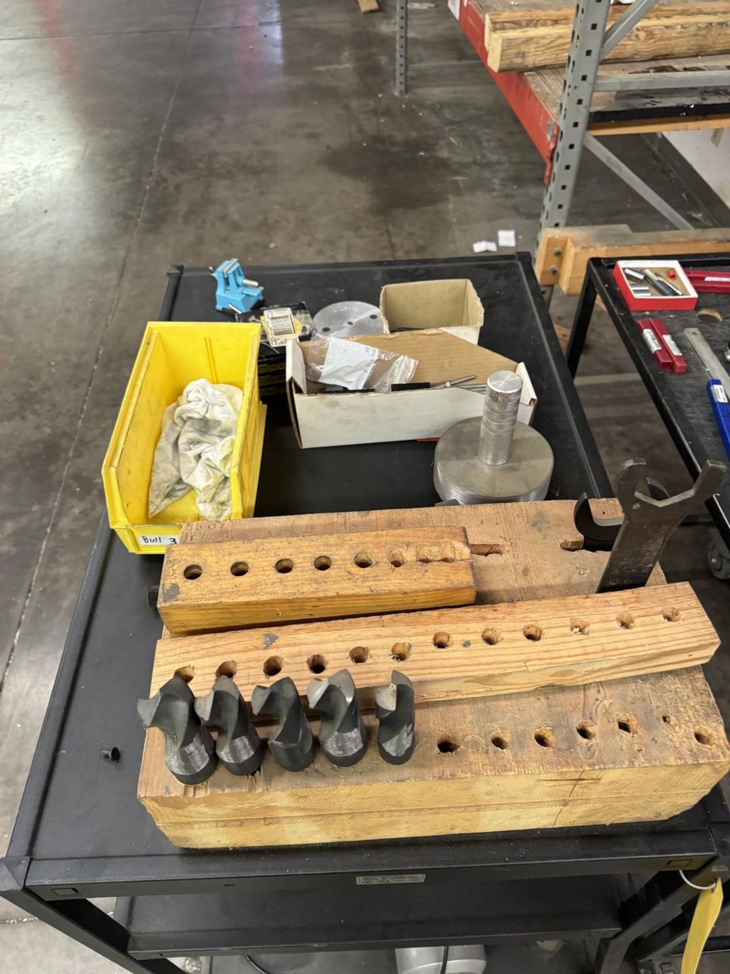 Cart w Cont: Approx (2) Vacuum Pumps, Drills, Screws, Misc - Image 3 of 5