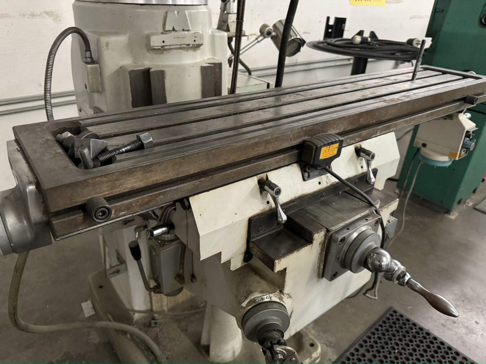 PM-949V Milling Machine, X Axis Rapid Feed, 5” Quill, 49” Table, Eason ES-8A DRO - Image 3 of 4