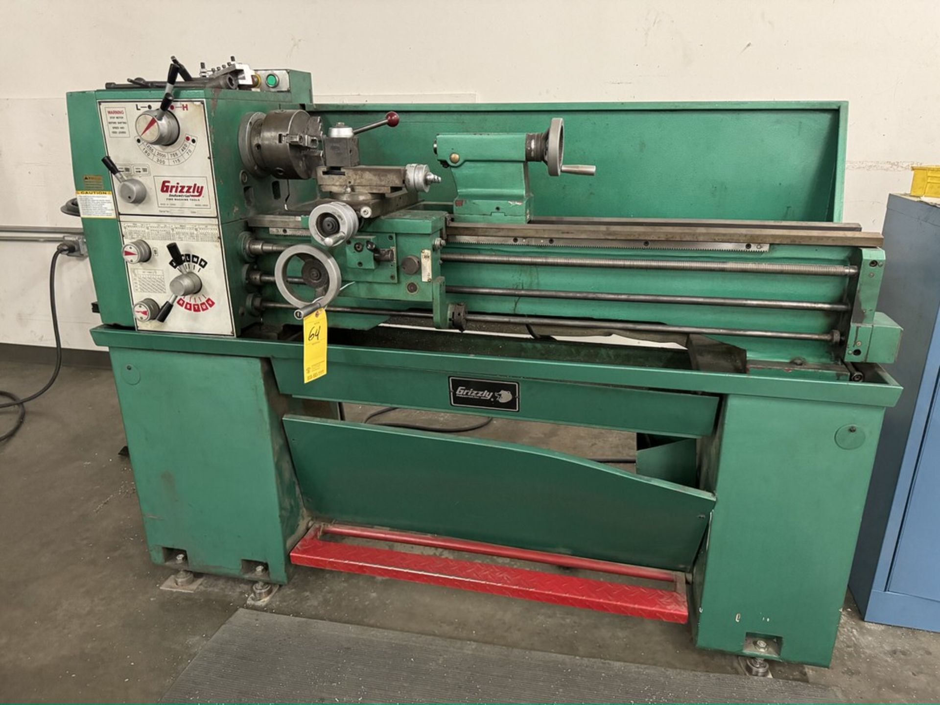 Grizzly Industrial Lathe, Approx Swing: 12”, Approx 48” Centers