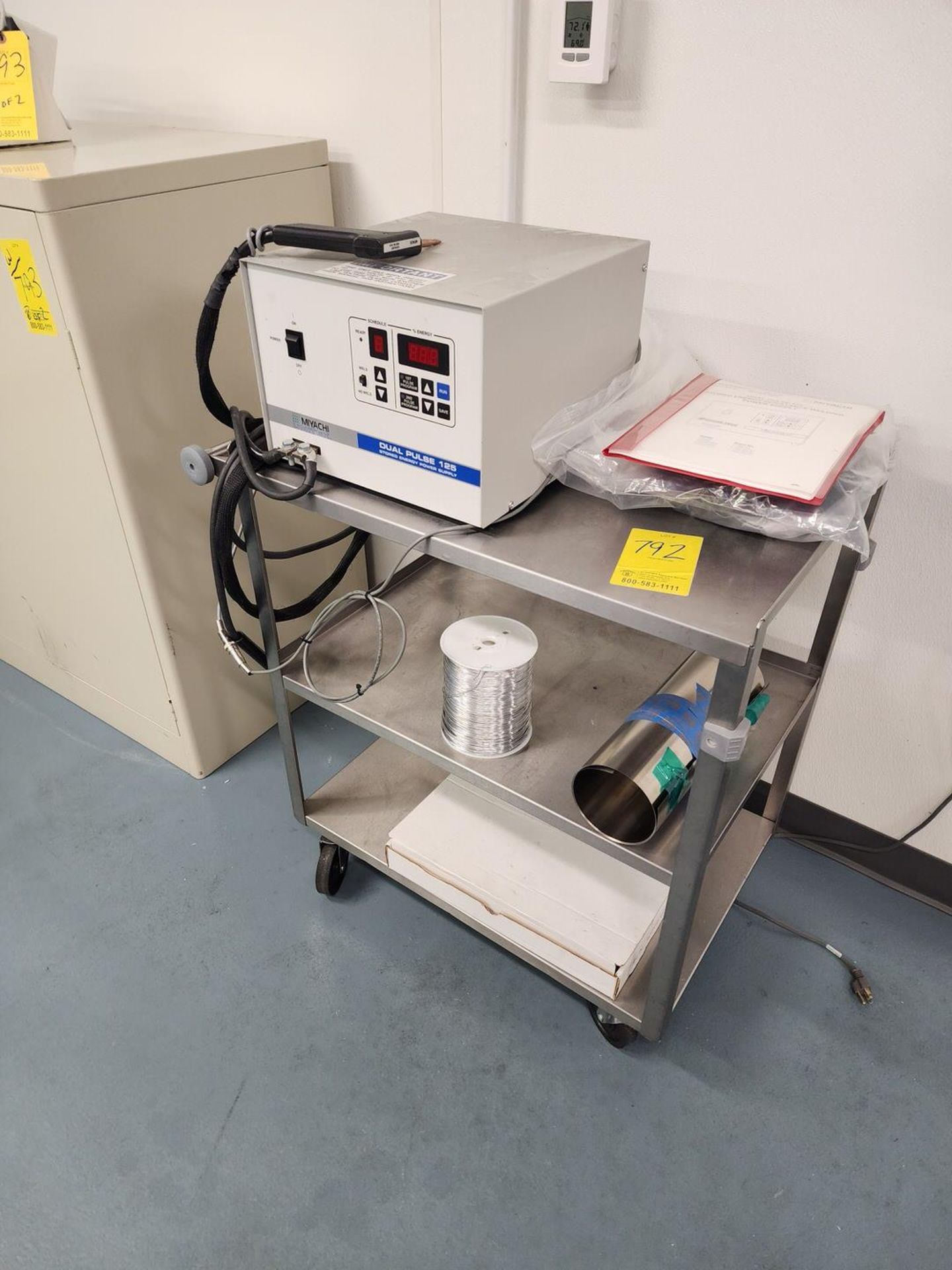 Miyachi Dual Pulse 125 Stored Energy Resistance Welding Power Supply W/ Contents - Image 2 of 9