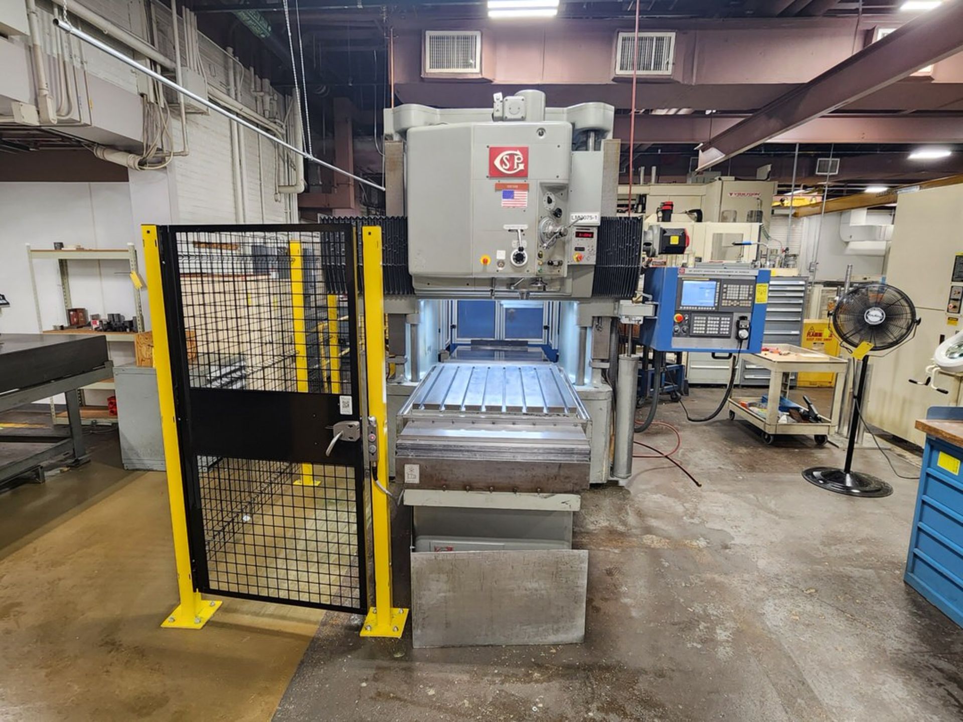 SIP SIP-600 Jig Boring Machine W/ Fanuc Series oi-MF Controller; Run Time: 309hrs; Cutting Time: