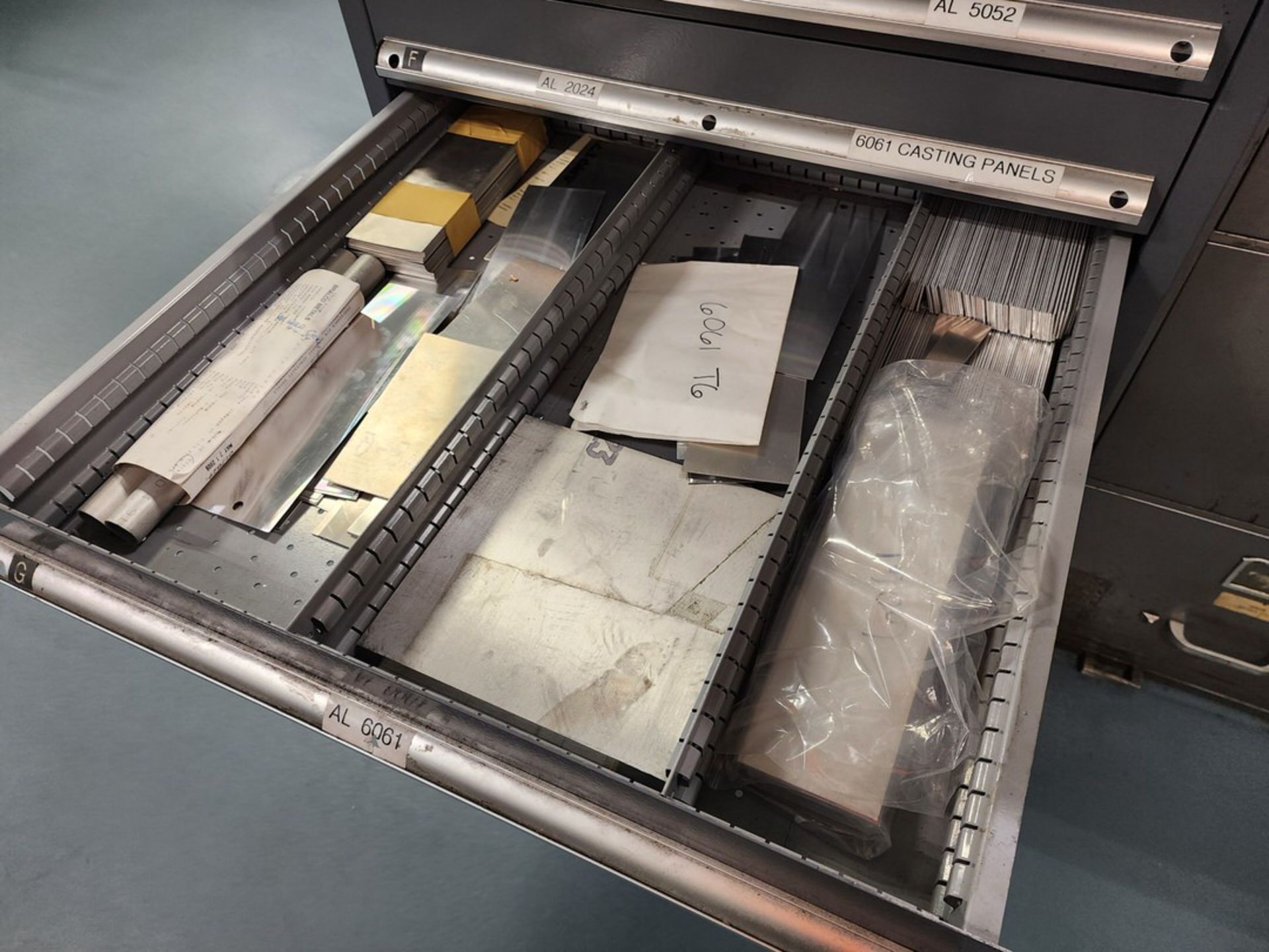 Material Cabinet W/ Assorted Aluminum Contents; W/ File Cabinet; W/ Ele Table, etc. - Image 15 of 27