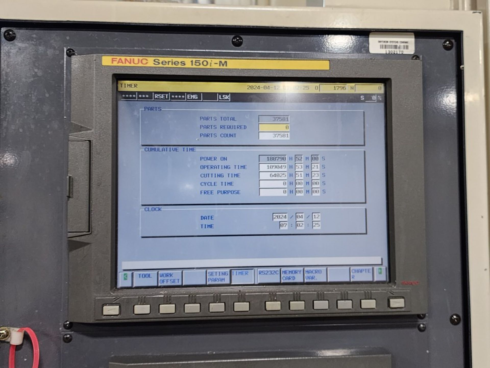 2002 Yasda YBM-700N 5-Axis Horizontal Maching Center W/ Fanuc Series 150i-M Controller - Image 24 of 42