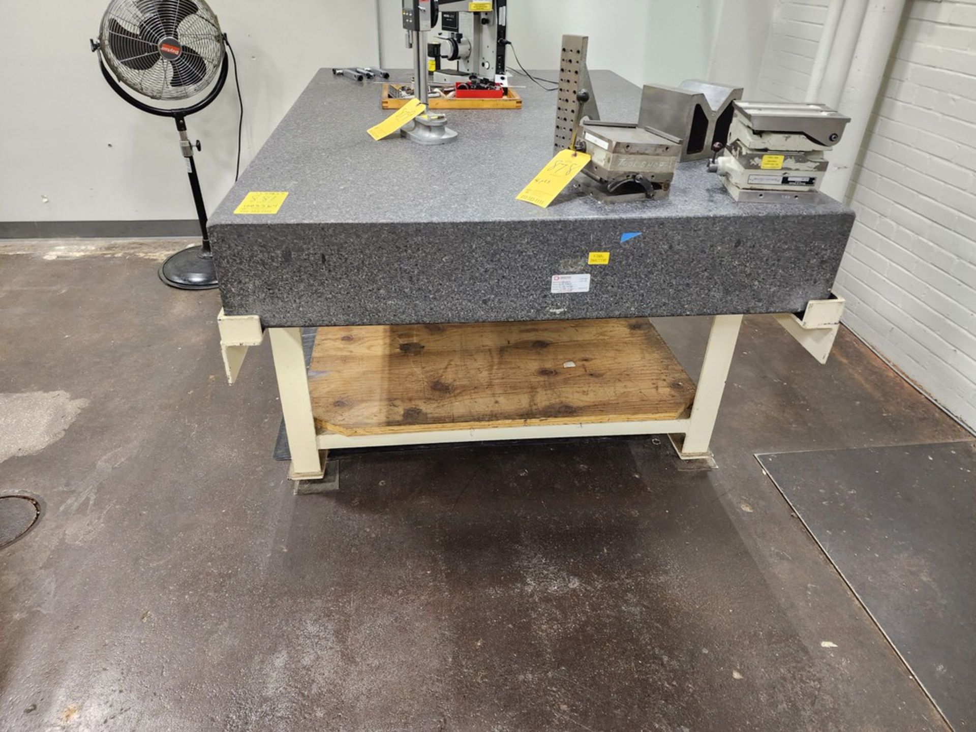 Surface Granite Plate W/ Stand 72" x 48" x 9" (Contents Excl.) - Image 2 of 3
