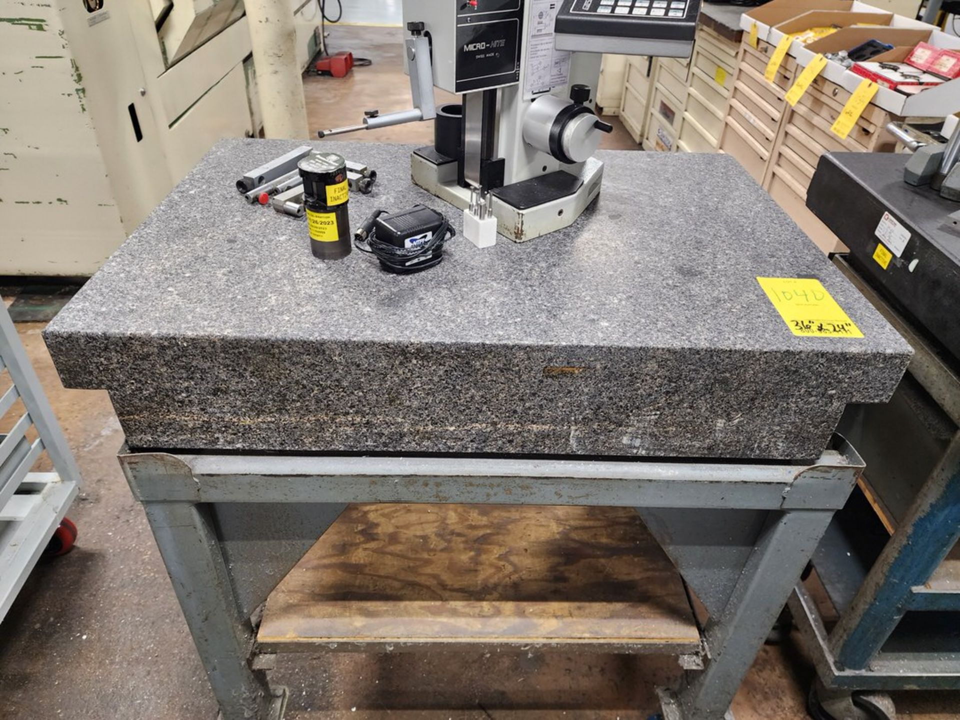 Surface Granite Plate 36" x 24"; W/ Micro-Hite Gage - Image 6 of 7