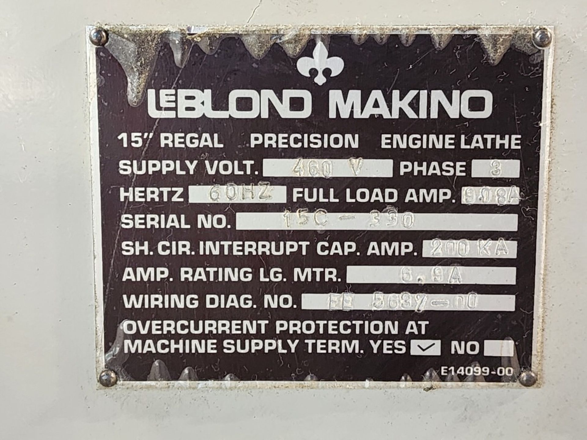 Leblond Makino 15" Regal Precision Engine Lathe W/ Acu-Rite Controller; 2-1/4" Thru Hole; W/ 4-Bin - Image 17 of 37