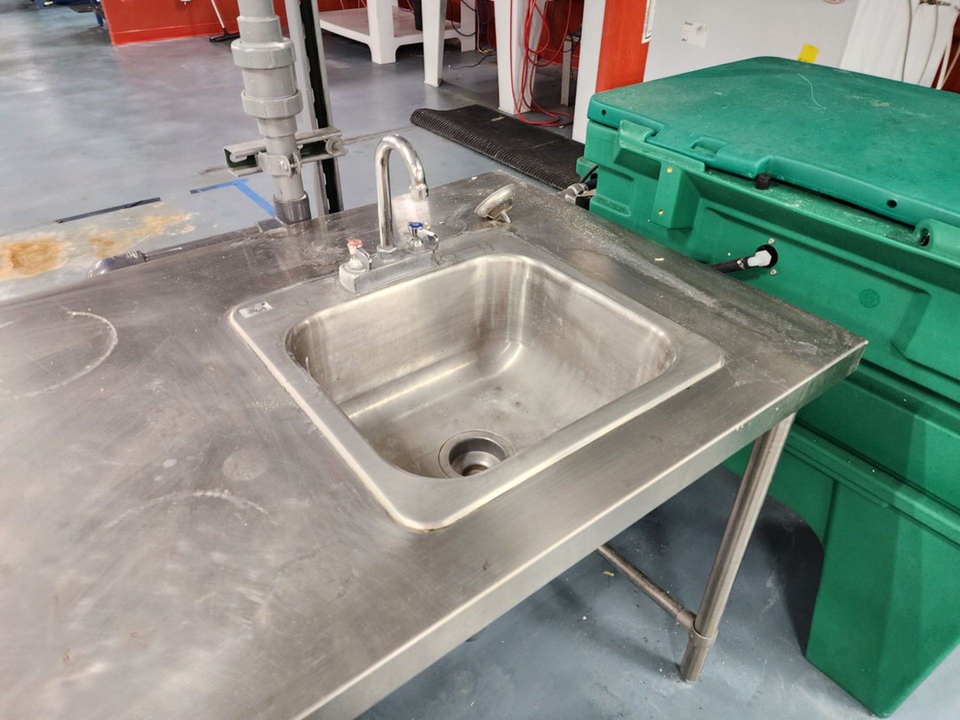 S/S Sink W/ Dayton Pump - Image 5 of 5