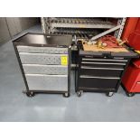 (2) Assorted Rolling Tool Carts W/ Tooling